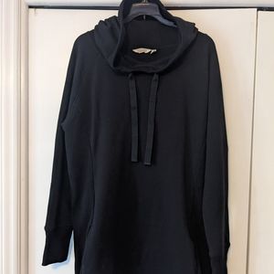 Earth yoga XX large long hoodie black